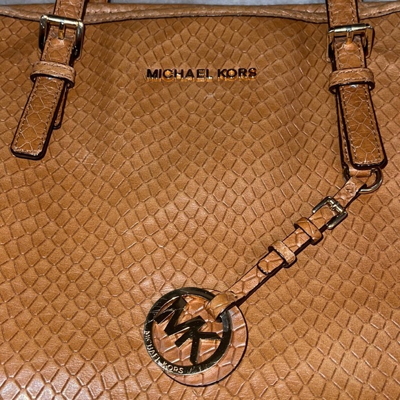 MICHAEL By Michael Kors - Tan Leather Large Tote - Picture 7 of 7